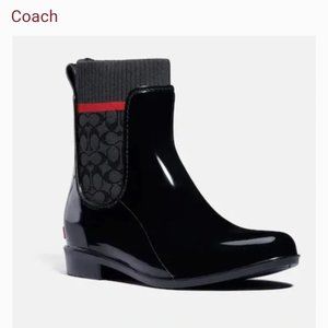 Coach Rubber Rain Booties